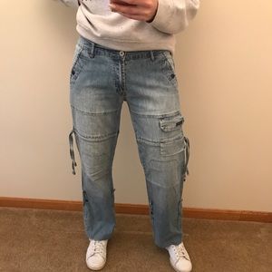 Marithe Francois Girbaud Light Blue Straight Leg Jeans